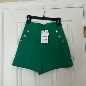 ZARA High Waisted Bermuda Shorts